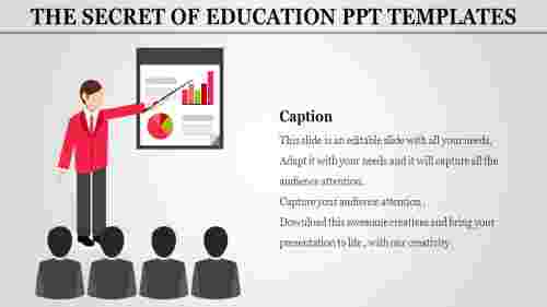 education ppt templates-The Secret Of EDUCATION PPT TEMPLATES